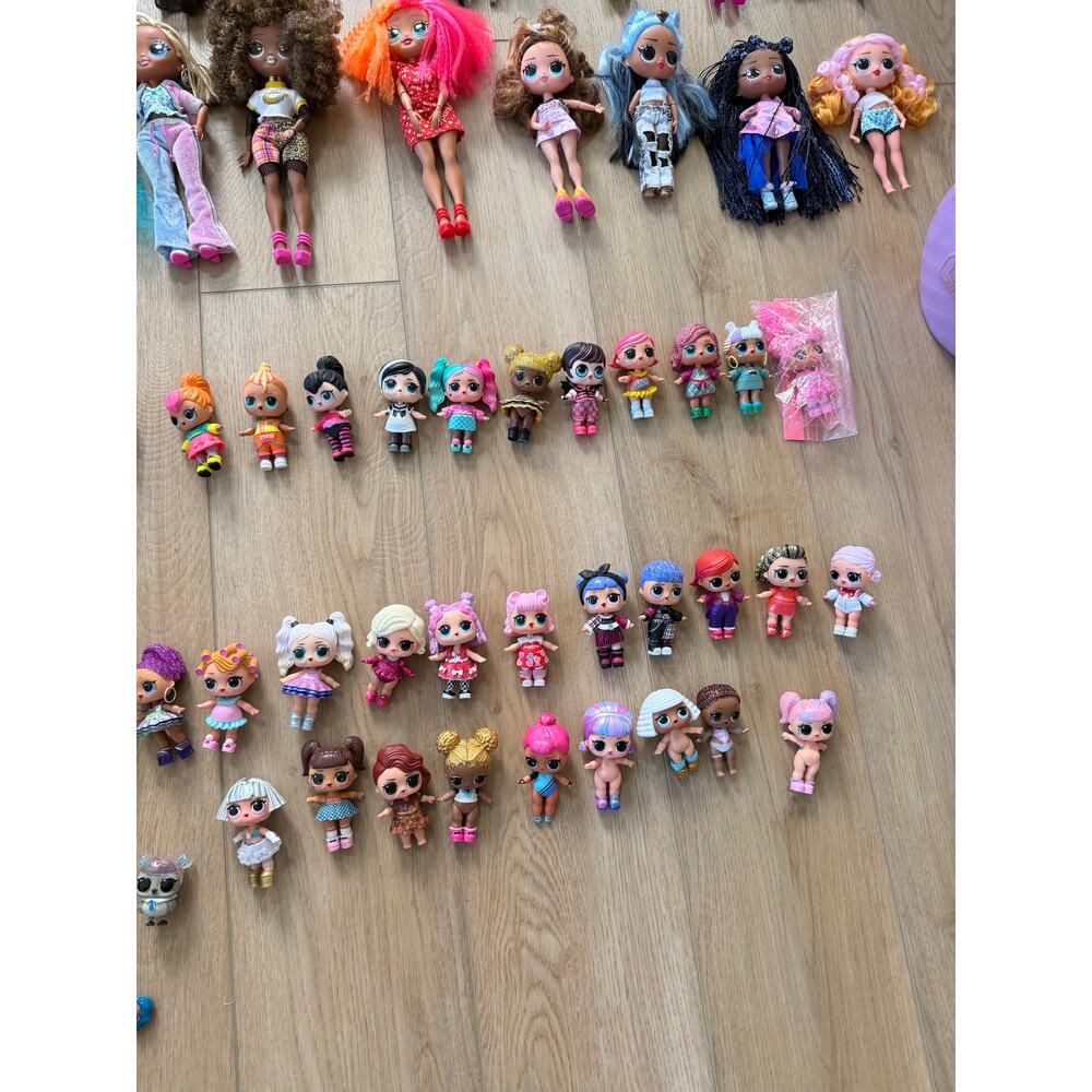 HUGE LOT of OMG LOL Dolls - 95 Dolls Babies Pets + Accessories - Picture 2 of 14